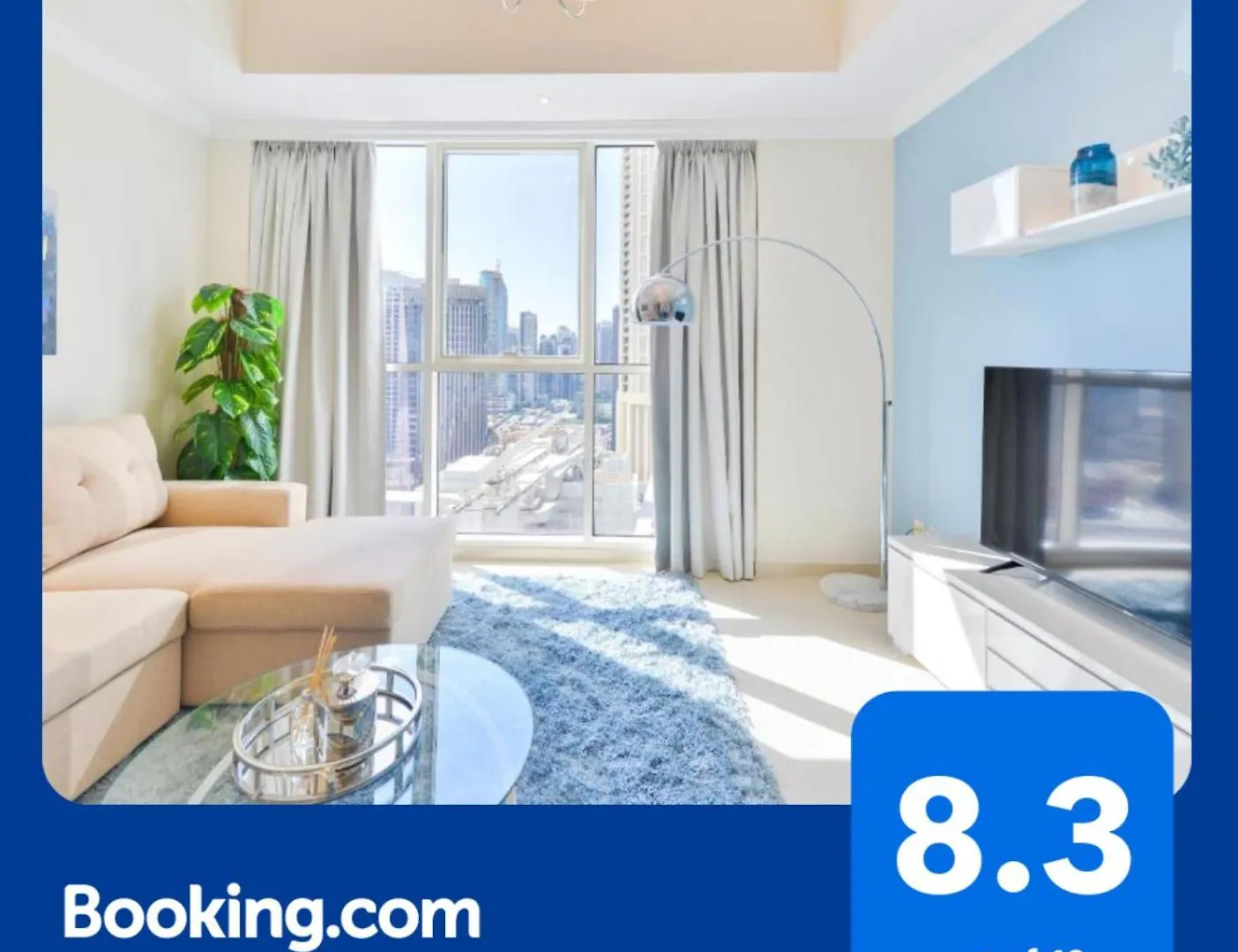 Apartment Dunya Tower - Downtown Luxury - 5 Min Walk To Dubai Mall!